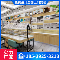 Hot sale boutique glasses display counter Whole store decoration custom fast fashion Wrought iron open glasses high cabinet Low cabinet