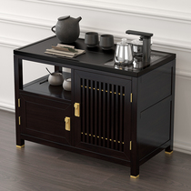 New Chinese style solid wood tea cabinet household water boiling cabinet automatic water water wujinshi tea counter small tea table sideboard cabinet