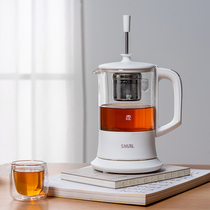 SMAL office tea breeder mini home health pot multi-function lifting cooking teapot insulation glass tea cooking machine