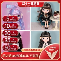 DBS Blythe little doll change baby makeup BJD girl princess dress up simulation doll toy gift