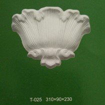 Gypsum flower beam support European-style gypsum flower arrangement beam support Fan-shaped beam support Beijing manufacturer gypsum line cultural stone