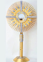  Catholic relics Imported from Italy Church liturgical supplies Eucharist Blessing Eucharist Worship Eucharist light 66cm