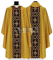  Catholic relics Imported from Poland Priest priest priest priest sacrifice clothes Golden sacrifice cloak 574-AGC16