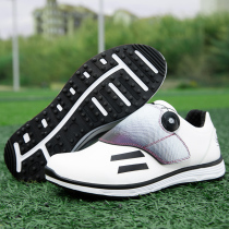 2021 new golf shoes men waterproof shoes spin buckle elastic no lace-up summer anti-skid bottom Outdoor
