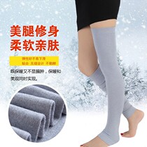 Long knee pads warm old cold legs female cotton leg guards over knee socks thin breathable anti-decline brand high