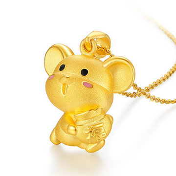 珊瑚　鼠　18金   吉祥物 18岁老鼠金吊坠-18岁老鼠金吊坠促销价格、18岁老鼠金吊坠品牌- 淘宝