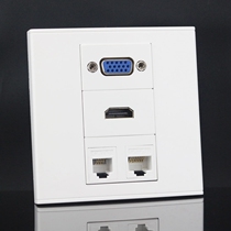 86 Internet phone HD combination panel computer phone HDMI socket VGA multimedia socket panel
