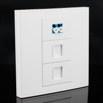 86 type RJ45 network RJ11 telephone LC Fiber optic wall panel computer network cable broadband voice information panel
