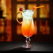 Bar Hurricane Cup Juice Cup Glass Goblet Special Drinking Cup Cold Drink Cocktail Beaded Cup
