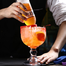 Cocktail buckle Cup Creative Glass glass upside down high foot cup beer mug cup juice cup drink cup