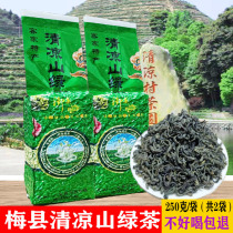 Plum County Clear Cool Mountain Green Tea 2021 New Tea Plum State Siyang Hakka Special Produce Stir-fried Tea Alpine Cloud Foggy Green Tea 1 Catty