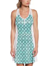 Grand Slam Womens Fall Geo Print Dress