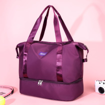 Fitness Bag Women Swim Bag Dry Wet Separation Shoe Barn Sports Bag Mens Handbag Pull Rod Upper Short Trip Luggage Bag