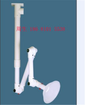 Laboratory universal suction Hood PP three-section adjustable wall suction hood exhaust pipe 360 degree positioning