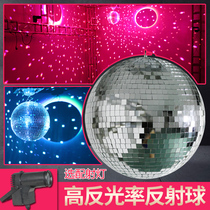 Flame Light Mirror Reflective Ball Reflective Ball ktv Flash Flash Glass Magic Ball Room Flash Bar Dormitory Dormitory Dune Light Stage Colorful Rotating Lantern Light