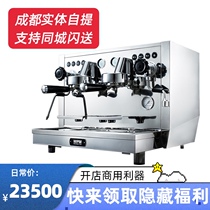 Welhome Huijia KD-510X double head five hot commercial coffee machine professional Italian semi-automatic rotary pump