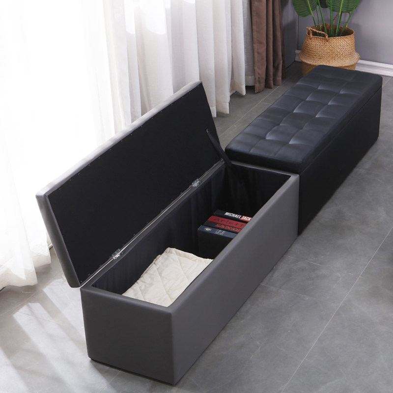 Clothing shop sofa stools for shoes stool storage storage stool rectangular fitting room home door can sit on a bench