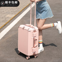 Japanese suitcase Female small 20 inch silent universal wheel code 24 durable student trolley box suitcase new