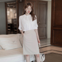 home daily2021 new light ripe temperament goddess fan professional suit skirt Western style age-reducing wild two-piece set
