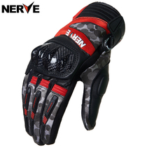 NERVE Nev motorcycle gloves men and women winter warm and fall resistant wear-resistant locomotive riding protective gear Four Seasons waterproof