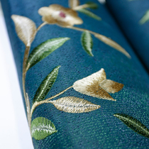 European embroidery French Grandi seamless wall cloth mildew-proof moisture-proof high-end light luxury atmospheric SHA7314