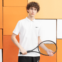 nike Nike Mens Little LOGO Tennis Sports Training Leisure Short sleeves POLO Shirt T-shirt CW6851-100