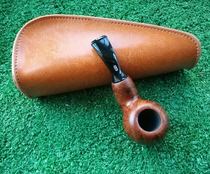 Handmade portable leather large capacity with tobacco bucket bag hand bag tool storage bag tobacco bag a bucket bag