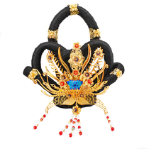 Costume performance Fairy flying Change bun wig Stick hair crown headdress Tang Dynasty princess Dunhuang classical dance shape