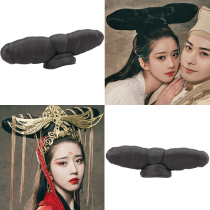 Ancient costume wig female Nie Xiaoqian flag hair bun beautiful female ghost Black Black Mountain old demon film and television hair bag COS ancient style