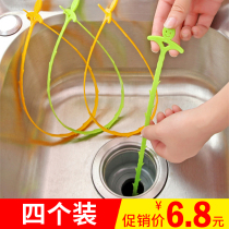 Bathroom sewer dredge hair clog cleaner water pipe pool pipe sewer tool