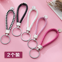 Creative net red keychain female car cartoon doll pendant Cute ins school bag pendant chain ring ring keychain