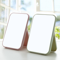 Creative makeup mirror Simple portable small mirror Female dresser desktop beauty mirror Bedroom dormitory desktop dressing mirror