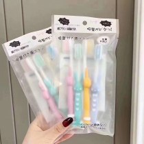 Childrens toothbrush soft hair 3-6 years old baby Students small head cartoon cute high value set