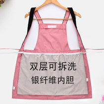 Double-layer radiation protection clothing maternity dress apron belly wear clothes outside wear pregnancy work computer Four Seasons