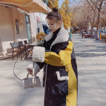 Parker clothing cotton-padded women long knee down down cotton coat coat 2021 Winter new Korean loose cotton-padded jacket tide