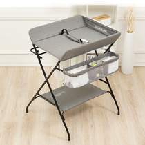 Newborn diaper table Baby Care table baby diaper changing table massage touching Bath table portable foldable