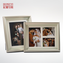 Photo studio wedding photo frame table creative champagne gold personality combo frame baby photo cute bag photo printing