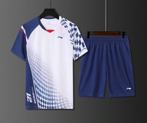2021 new badminton clothes mens and womens suits summer competition sportswear quick-drying training table tennis custom tops