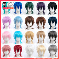 Xiuqin family uses anti-warping cos wig extended hair tail fluffy face mullet fish Wolf Tail handsome students