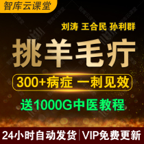 Liu Tao Picks Wool Furuncle Therapy Acupuncture Techniques Dredging Meridian Wang Heimin Waist Joint Pain Teaching Video Course