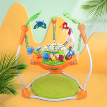 Baby jumping chair baby fitness rack coax baby artifact bouncing swing music puzzle 3-18 months baby toy