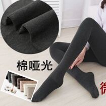 Cotton matte in autumn thick pants wear warm one pants in autumn without plug foot pants and socks