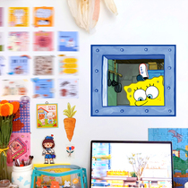 Sponge Baby Window Waterproof Sticker Decoration Wall Room Shake Sound The Same Wall Paper Cartoon Wall Sticker Cartoon Super Clear