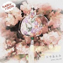 Unclean Jai produced Four-leaf herb bag lucky good luck sachet sachet DIY carry-on pendant gift