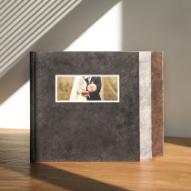 Fanghua photo studio wedding yarn photo album custom high-end couple imitation leather baby photo commemorative photo book production