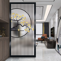 Modern simple living room screen partition decoration Bedroom block household light luxury waterproof glass entrance partition wall