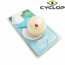 Race Lepu Cyclops TV crystal resin cue ball sixteen color red point white standard Queen ball sub-5 72cm