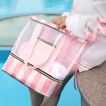 Dry and wet separation swimming bag for men and women professional dual-use large-capacity light Bath swimming bag special waterproof storage bag