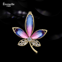 French Eternelle European and American style high-end brooch female temperament original design open shirt buckle pin light luxury corsage