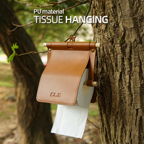 New outdoor tissue rack picnic household hanging napkin tissue box Nordic car tissue holder portable roll